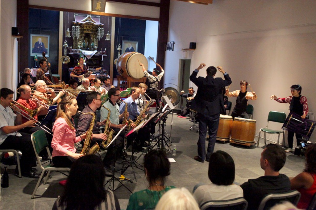 Project Hansori and Soh Daiko performing at the Locating the Sacred Festival.